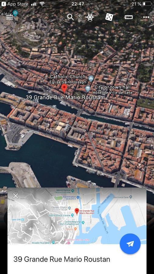Le Petit Bijou Sete, Quatre Appartements Au Centre Ville, Trois Avec Vue Canal Exterior photo